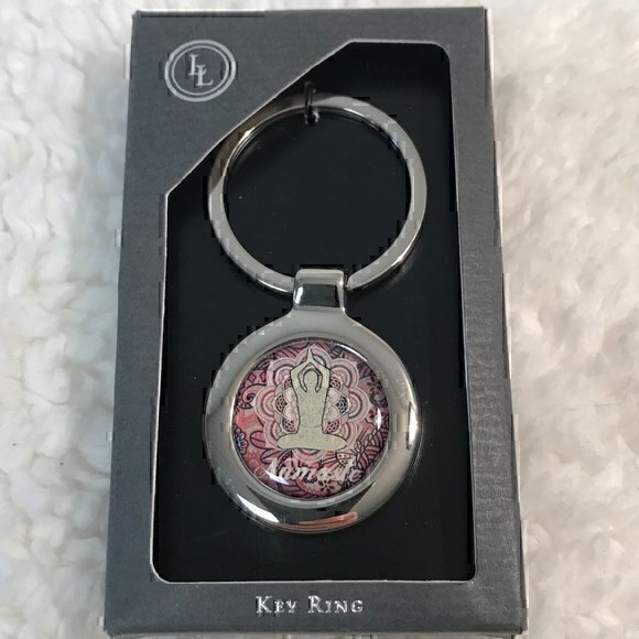 Lucy Lu Designs Accessories - Lucy Lu Designs Namaste' Key Ring